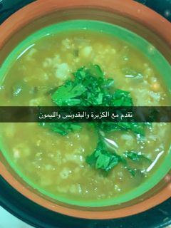 صورة لوصفة شوربة الشوفان بالعدس