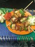 Tandoori fruits and vegetables chaat