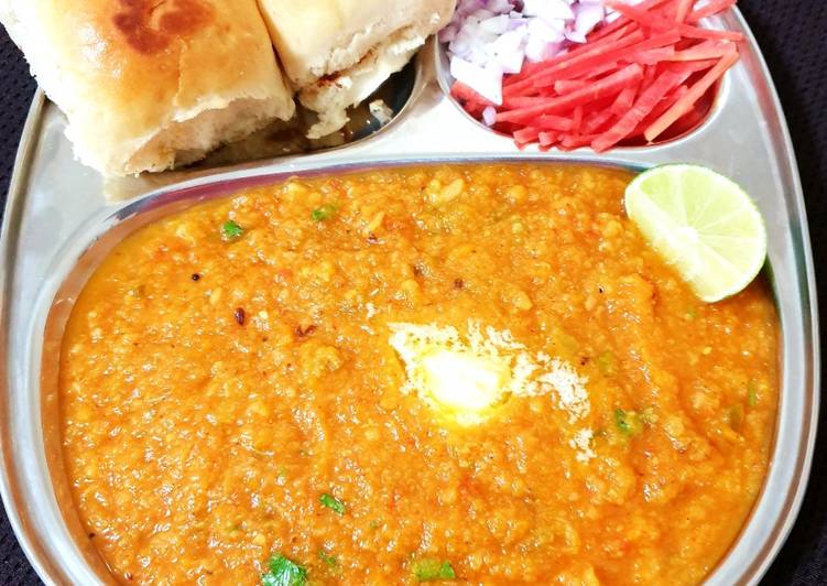 Pav Bhaji with homemade Pav