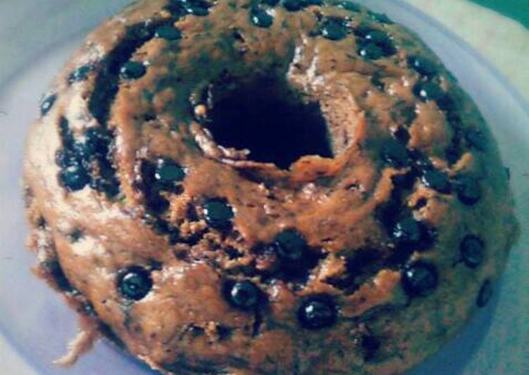 Bolu pisang coklat no egg,no mix