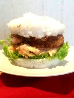 Foto resep Burger Nasi Ayam Teriyaki