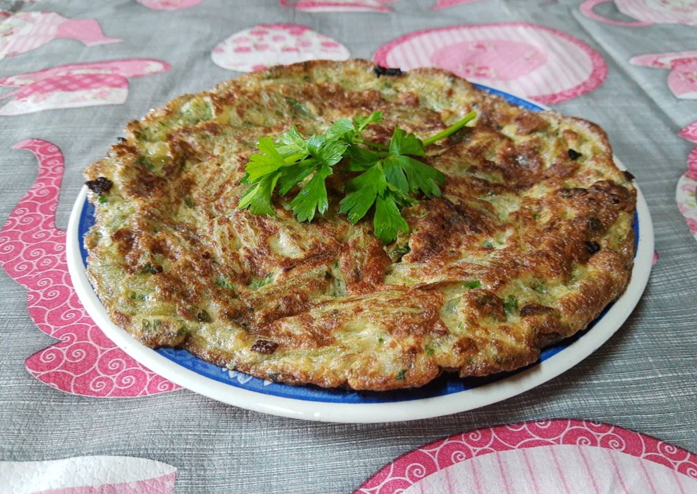 Tortillita de pencas fácil, económica y sabrosa