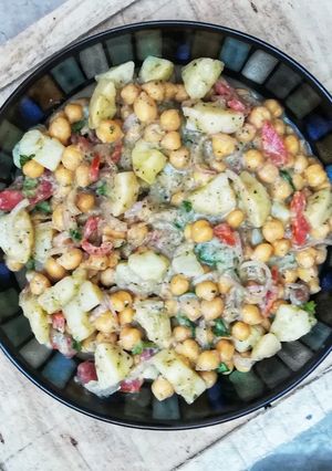 A picture of Chana Chaat.