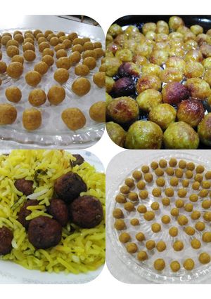عکسی از دستور کوفته قلقلی مرغ