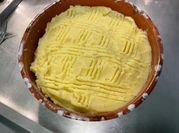 Une photo de crème de gingembre