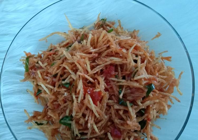 Cara buat Kentang mustofa daun jeruk yang lezat Untuk Jualan