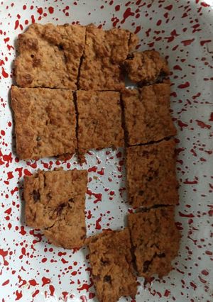 Una foto de Bocaditos de avena yogurt y frutillas con semillas de chía