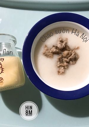 Hình của món Cháo sườn Hà Nội.
