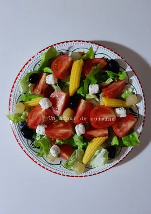 Une photo de Salade de crudités Boursin®️ minis 🥗