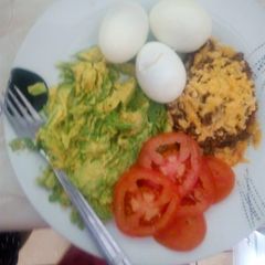 A picture of Breakfast is served.