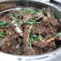 A picture of Tastiest Mbuzi(Goat) Fry.