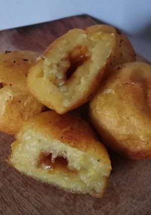 Foto resep Bola-bola ubi isi gula merah