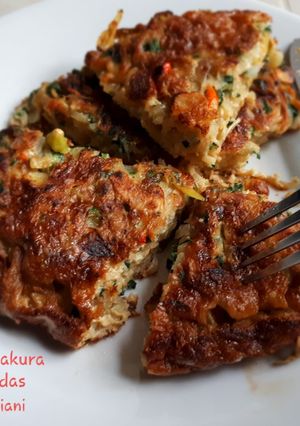Foto resep 90. Omelet Mie Sakura Goreng Pedas