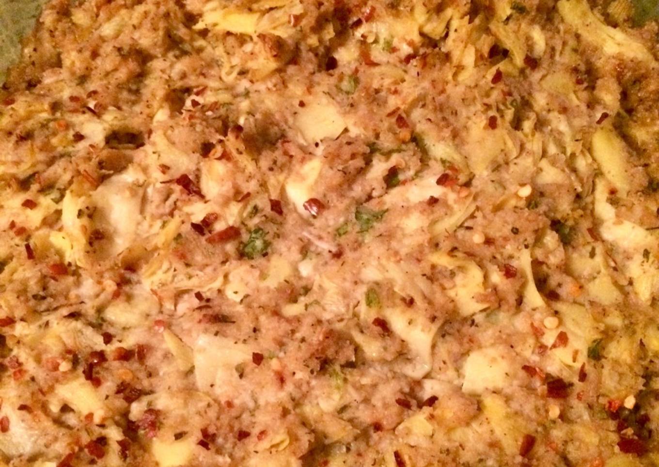 Armand's Artichoke Stuffing Casserole