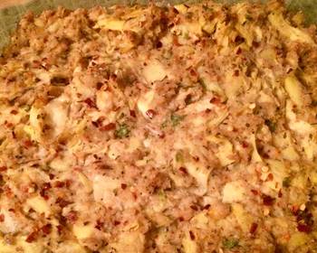 Latest Recipe Armands Artichoke Stuffing Casserole Restaurant Style