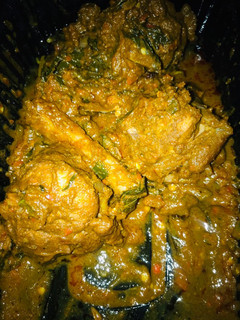 A picture of Title : Banga stew.