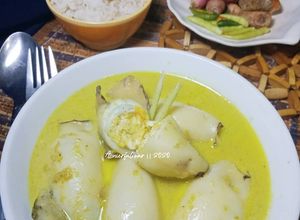 Foto resep Sotong isi gulai rawit