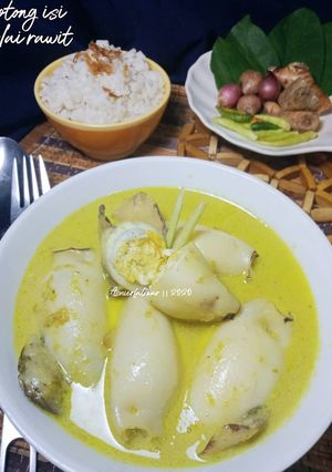 Foto resep Sotong isi gulai rawit