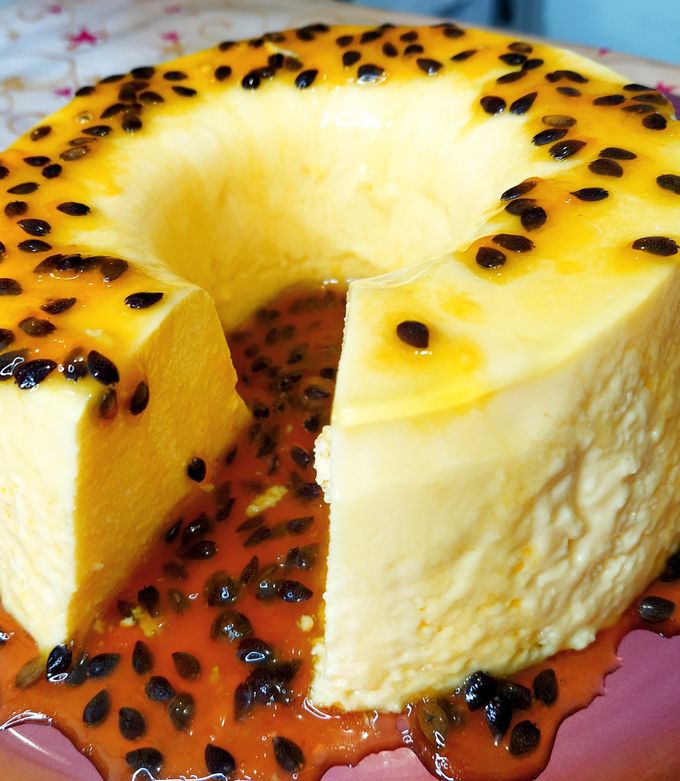 Pudim de maracujá