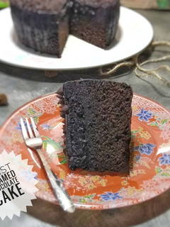 Foto resep Moist Steamed Chocolate Cake