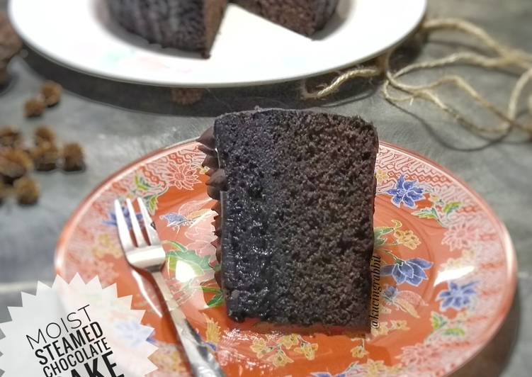 Bagaimana Menyiapkan Moist Steamed Chocolate Cake Anti Gagal