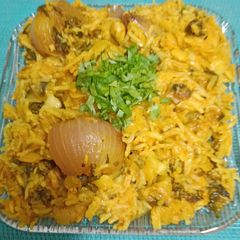 A picture of Ek Toap Na Dal Bhat (one pot dal & rice).