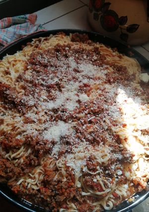 Una foto de Tallarines caseros
