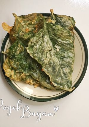 Foto resep Peyek Bayam