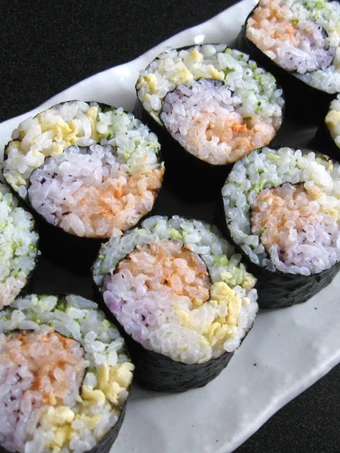 Easy Steps to Make|Recipe} Colourful Sushi Rice Rolls Anti-Fail