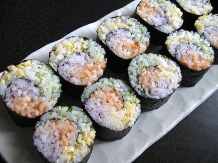 Easy Steps to Make|Recipe} Colourful Sushi Rice Rolls Anti-Fail