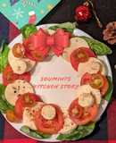 Christmas Wreath Caprese Salad