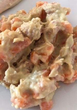 Foto principal de Ensaladilla de zanahoria con mayonesa de aguacate