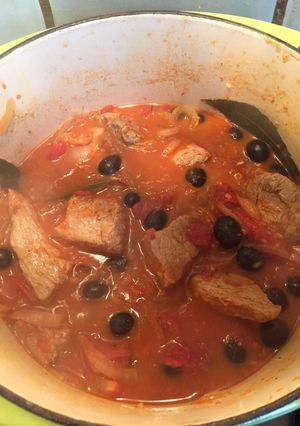 Une photo de Mijoté de veau à la tomate