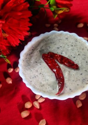 A picture of Dry Coconut Chutney.