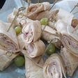 Rollos de jamón y queso