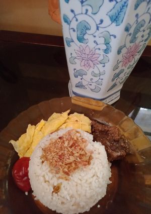 Foto resep Nasi uduk rice cooker