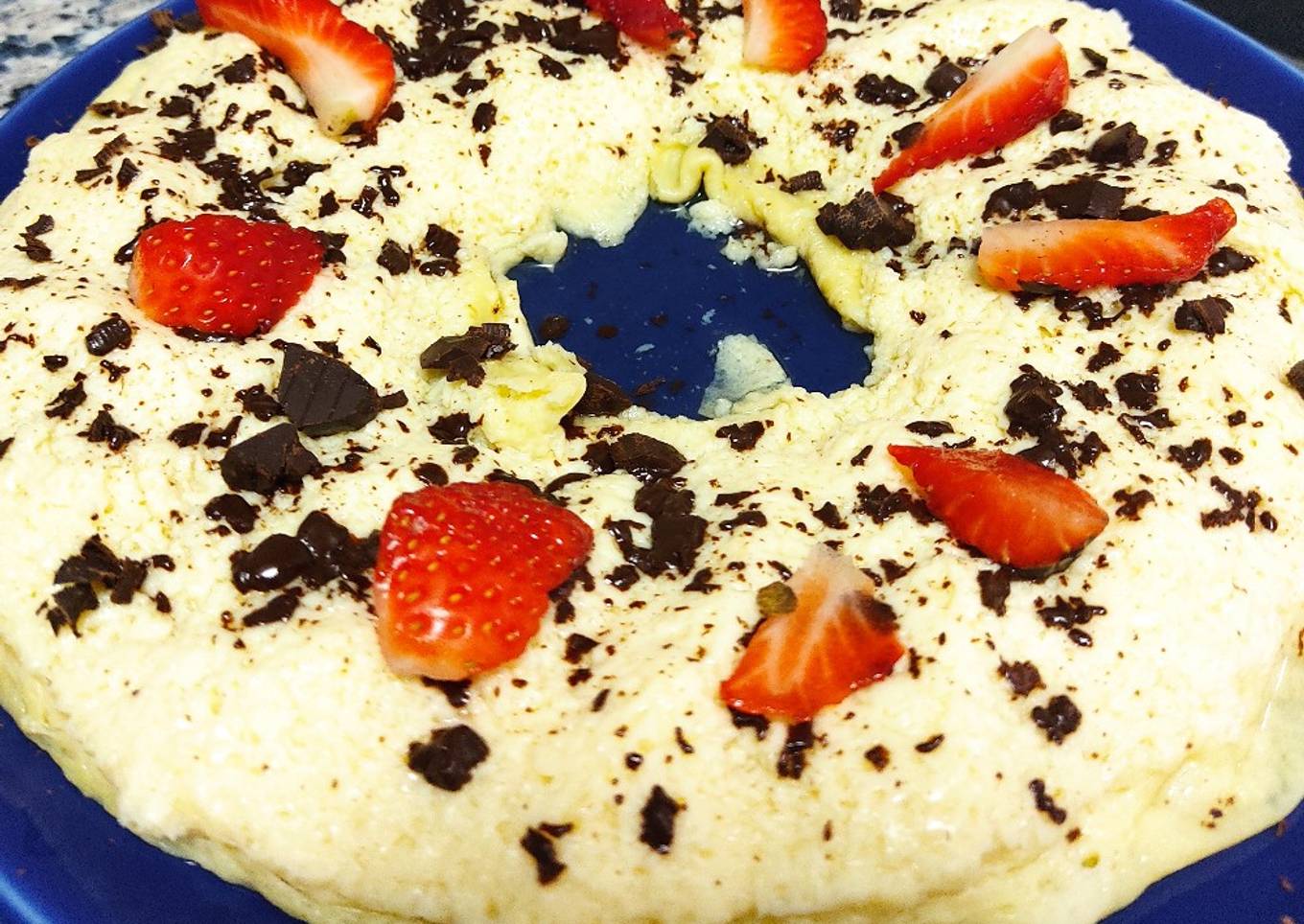 Flan de leche condensada saludable