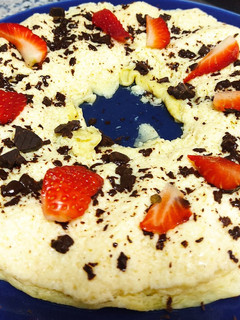 Una foto de Flan de leche condensada saludable