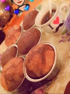 صورة لوصفة كب كيك عادي مطعم بالكاكاو 😍