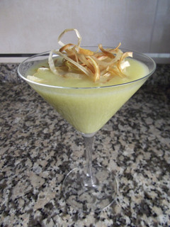 Una foto de Crema de puerro