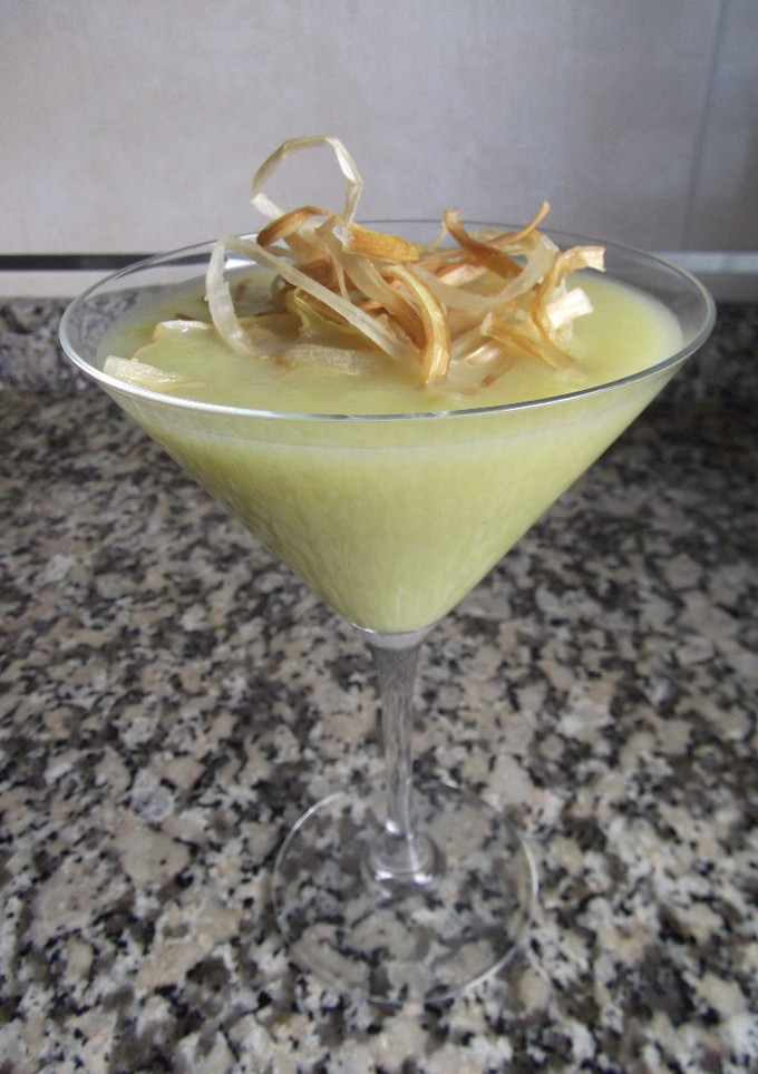 Una foto de Crema de puerro