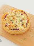 Filo Tart with Goat Cheese and Red Onion