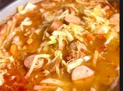 A picture of cabbage soup