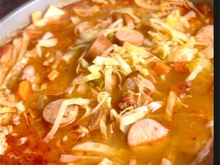 Hearty Cabbage Red Lentil Soup