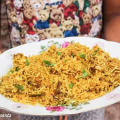 A picture of Mango Chicken Biryani.