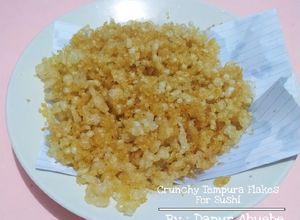 Foto resep Crunchy Tempura Flakes for Sushi (Kremesan untuk Sushi)