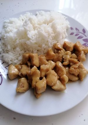 Mézes mustáros csirkemell csíkok recept fotója