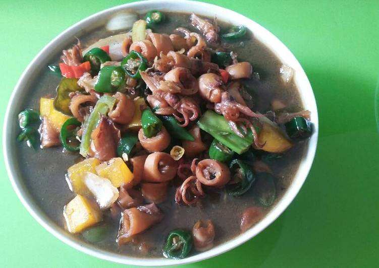 Resep Cumi cabe hijau oleh Fury Restika - Cookpad