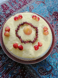 عکسی از دستور کیک کشمش و گردو