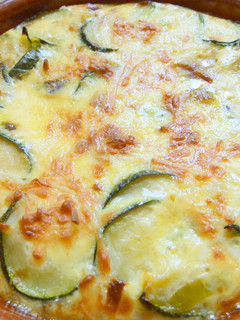 Una foto de Pastel de calabacín y patata, individual